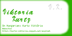 viktoria kurtz business card